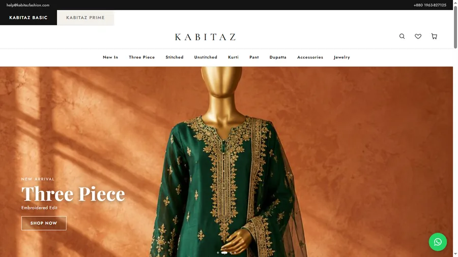 Kabitaz template — women's fashion storefront